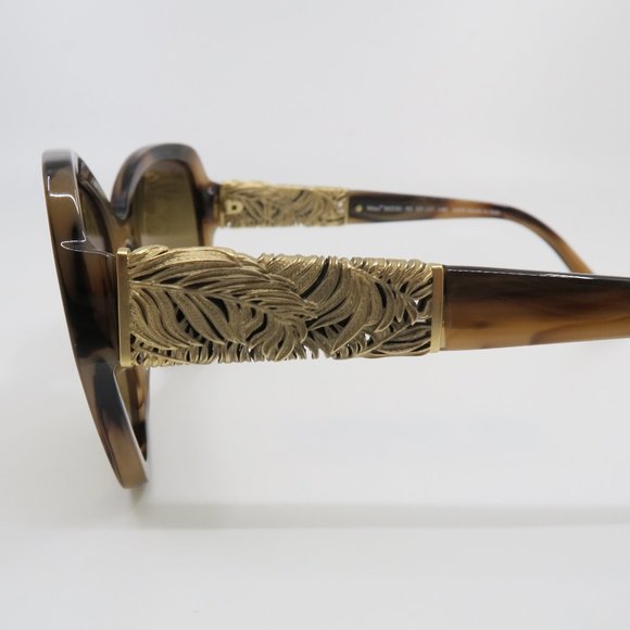 Maui Jim MJ530-93 SWAYING PALMS Brown Stripes/Bronze 24K Gold Deluxe Sunglasses. - Picture 6 of 8